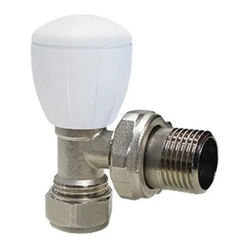 1/2" YENİ KÖŞE RADYATÖR VANASI (PE-RT Boru Bağlantılı)