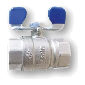 PN16 Dişli Tam Geçişli Kelebek Saplı Küresel Vana 1/2"