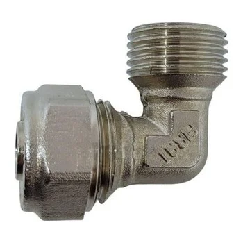1/2" x 16mm DIŞ DİŞLİ DİRSEK (PE-RT Boru Bağlantılı)