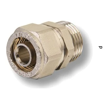 1/2" x 16mm DIŞ DİŞLİ RAKOR (PE-RT Boru Bağlantılı)